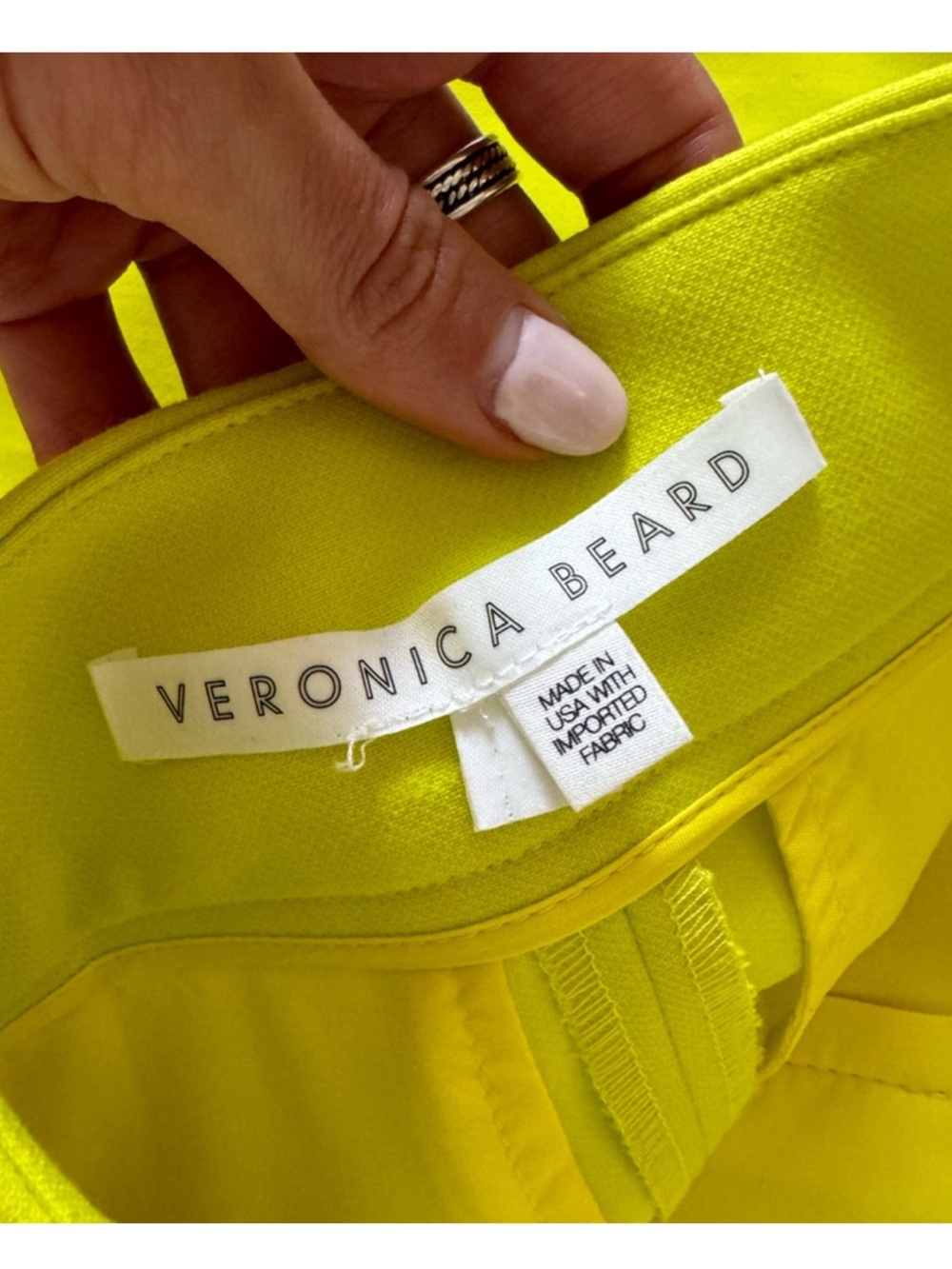 Veronica Beard Kanto bright yellow slacks ๐ - Picture 3 of 4